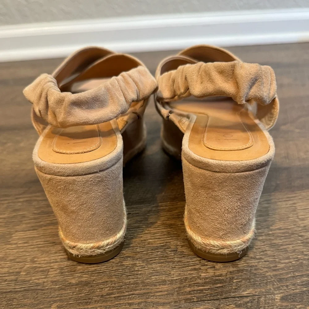 Joie Garden Platform Espadrille Wedge Sandal- Blush, Size 8.5 - Picture 5 of 12